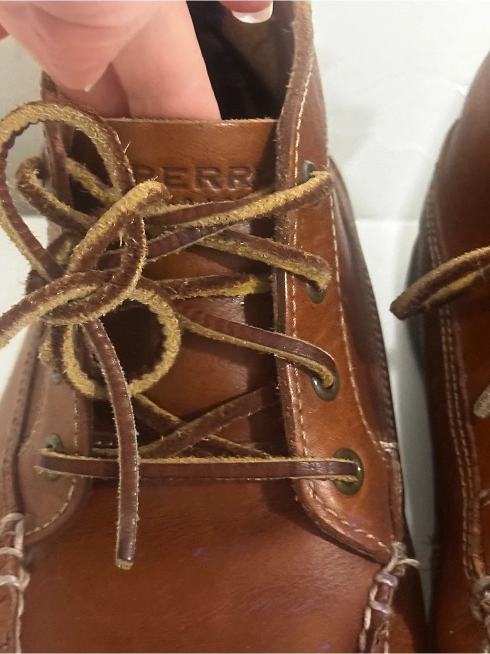 Sperry Top-Sider Leather Chukka Boat Shoes Men’s 8.5 Made In USA Heritage